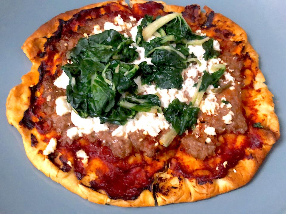 The Menu's dish Lamb Pizza